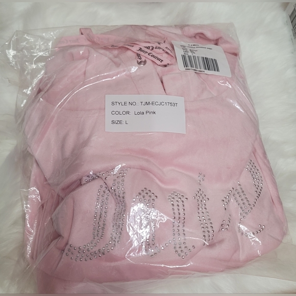 Juicy Couture Lounge Set with Embellished Rhinestones Front & Back. Brand New 💎 - Picture 3 of 4